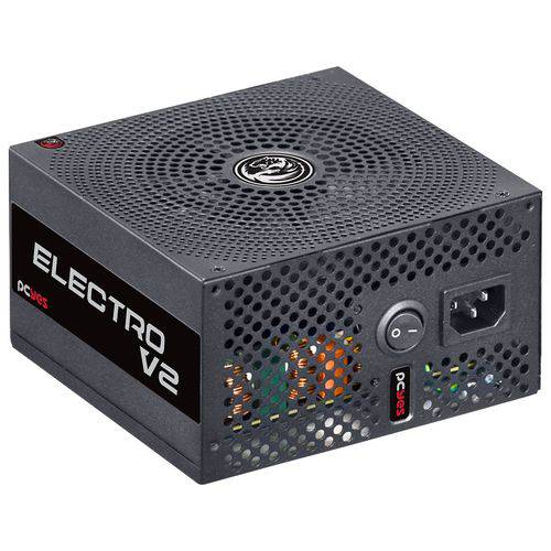 Fonte Atx 750w Real Electro V2 Series 80 Plus Bronze ELECV2PTO750W - Pcyes
