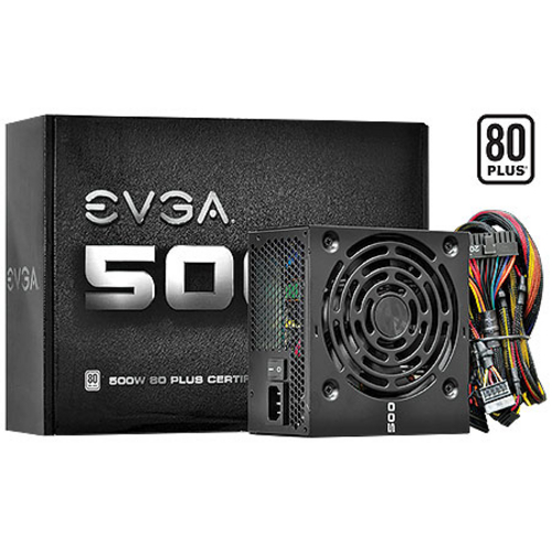 Fonte Atx Evga 100-W1-0500-Kr 500w Real - 500white - 80 Plus Branco