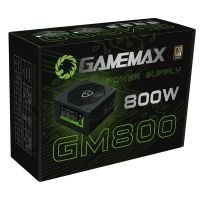 Fonte ATX Gamemax 800W Real 80PLUS/PFC/ Bivol Auto GM800
