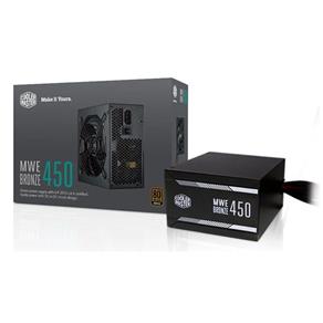 Fonte Cooler Master 450W 80 PLUS Bronze MWE (cabo de Forca Incluso) - MPX-4501-ACAAB-BR