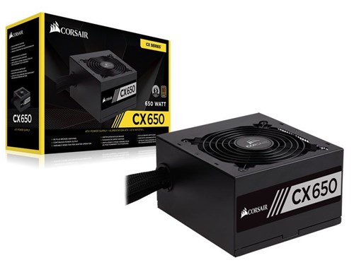 Fonte Corsair 650W 80Plus Bronze - Cx650