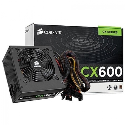 Fonte Corsair Cx600 Atx 600W Real 12V V2.3 80 Plus Bronze