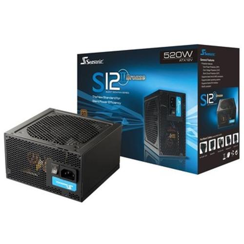 Tudo sobre 'Fonte Seasonic Silent 520w S12ii 80 Plus Bronze Pfc Ativo S12ii-520'