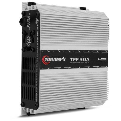 Fonte Taramps Tef 30 30 Amperes 14.4v Carregador de Bateria Bivolt Automático