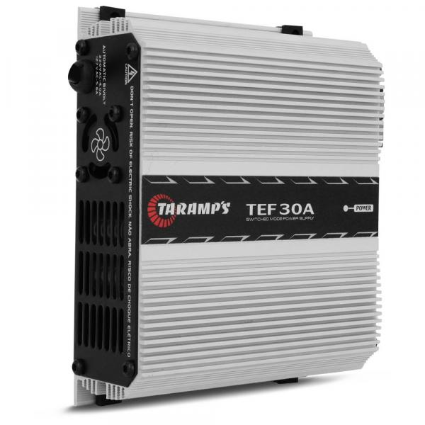 Fonte Taramps TEF 30 Amperes 14.4V Carregador de Bateria Bivolt Automático