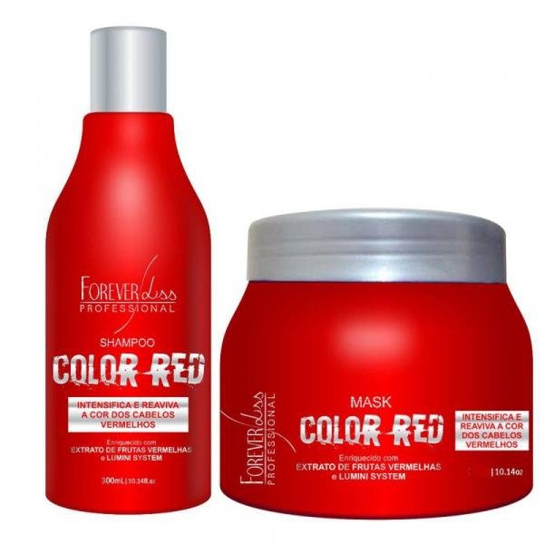 Forever Liss Color Red - Kit Manutenção Cabelos Vermelhos