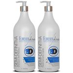 Forever Liss Escova Semi Definitiva Power 3D System Kit (2x1 Litro)