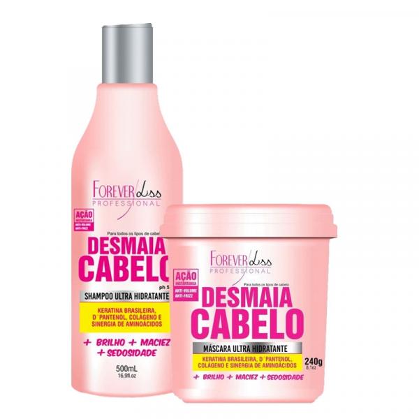 Forever Liss - Kit Desmaia Cabelo (Shampoo 500ml + Máscara 240g)