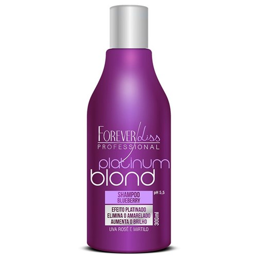 Forever Liss Platinum Blond Shampoo Matizador - 300Ml
