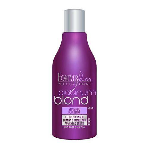 Forever Liss Platinum Blond - Shampoo Matizador Blueberry 300ml