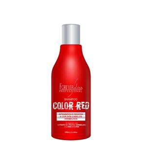 Forever Liss Shampoo Color Red 300ml- Fab Forever Liss Cosméticos