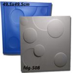 Forma de Gesso 3d Plastico com Manta de Borracha Fdg-508