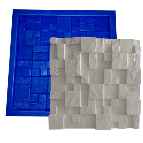 Forma Mosaico Borracha e Plástico Placa Gesso - Lindissímo - Xmoldes Formas 3d
