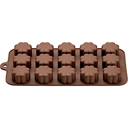 Forma para Chocolate Bombom Trevo em Silicone - Mart