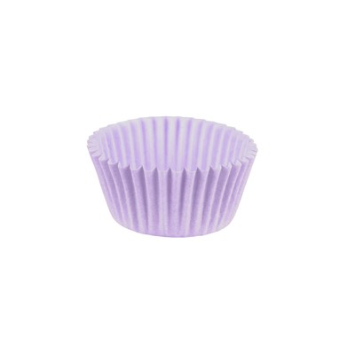 Forminha Cupcake Impermeavel - Lilas - Pacote 45 Unidades