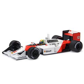 Fórmula 1 McLaren MP4/4 12 Ayrton Senna 1988 Campeão do Mundo Minichamps 1:18