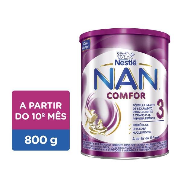 Fórmula Infantil NAN COMFOR 3 Lata 800g - Nestlé
