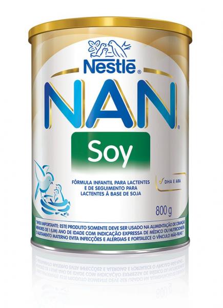 Fórmula Infantil NAN Soy Lata 800g - Nestlé