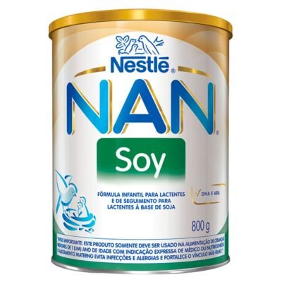 Fórmula Infantil NAN Soy - Lata, 800g - Nestlé