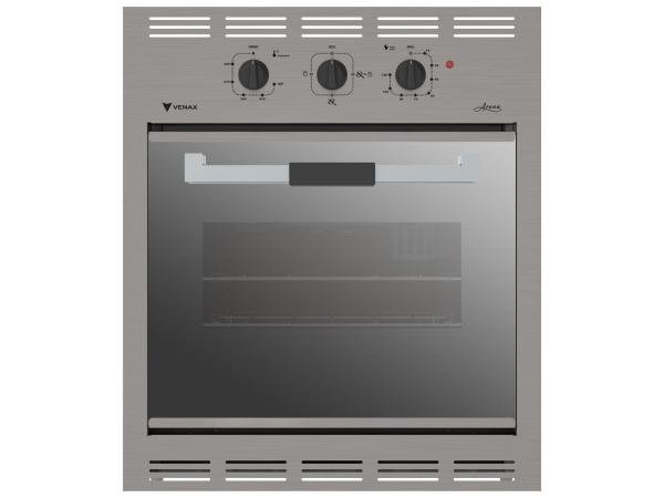 Tudo sobre 'Forno a Gás de Embutir Venax Arena Cromo - EG 50L Grill Timer'