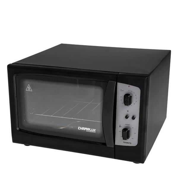 Forno Elétrico Favorito Preto 44 Litros 220V - Chamalux