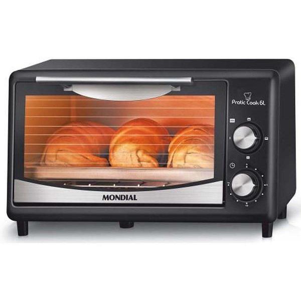 Forno Eletrico Mondial Pratic Cook 6 Litros Fr-09 Preto - 127v