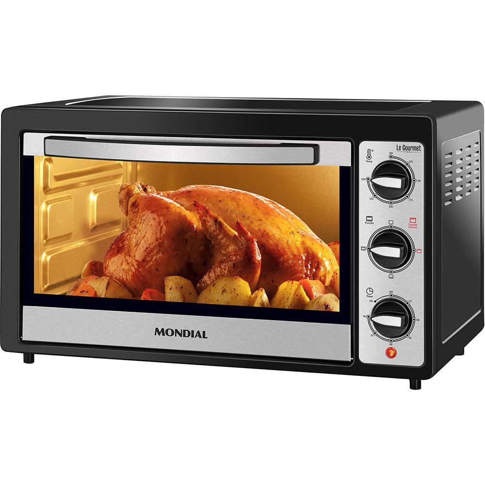 Forno Elétrico Mondial Pratic Cook FR-11 42 Litros Preto