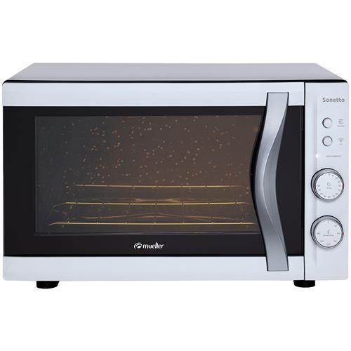 Forno Elétrico Mueller Branco 44L - com Grill e Timer Sonetto