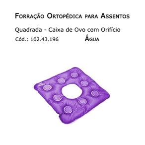 Forrações de Assento - Caixa de Ovo Quadrada com Orifício (Agua) - Bioflorence - Cód: 102.0196