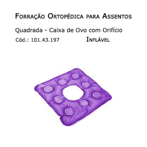 Forrações de Assento - Caixa de Ovo Quadrada com Orifício (inflável) - Bioflorence - Cód: 101.0197