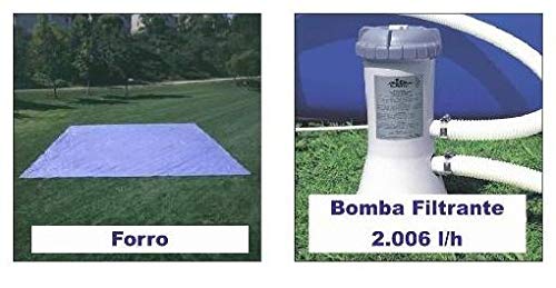 Forro 4,72 M + Bomba Filtrante Intex 2006 LH 110v