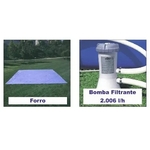 Forro 4,72 m + Bomba Filtrante Intex 2006 LH 110v