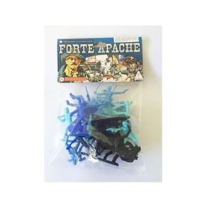 Forte Apache Conj C/ 12 Figuras Soldados e 2 Cavalos - Gulliver