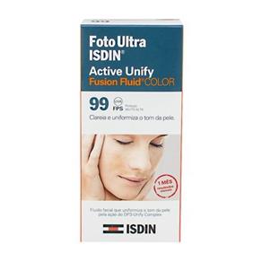 Fotoultra Active Unify Fusion Fluid Color Isdin Fps 99 - 50Ml