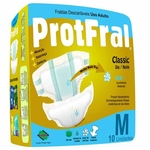 Fralda Geriátrica Classic M Protfral 10 Unidades