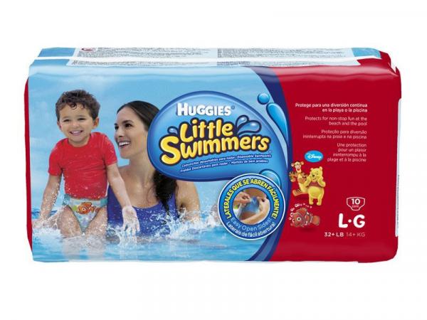 Tudo sobre 'Fralda Huggies Little Swimmers F Lit Swimm Tam G - 10 Unidades para Praia e Piscina'
