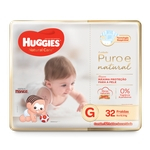 Fralda Huggies Natural Care G C/ 4 UNIDADES