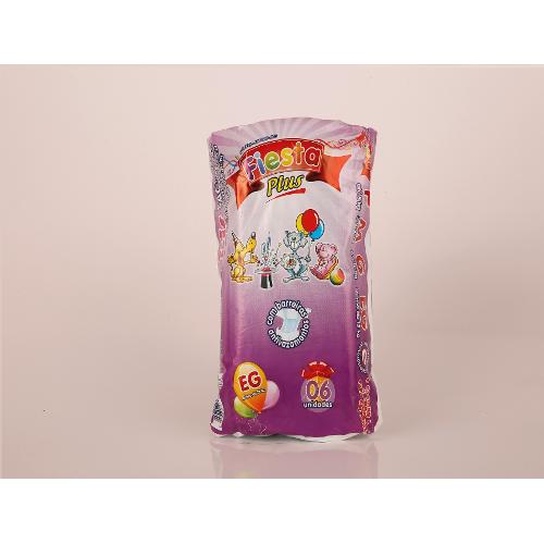 Fralda Infantil Fiesta Plus - Tamanho Eg - 6 Unidades