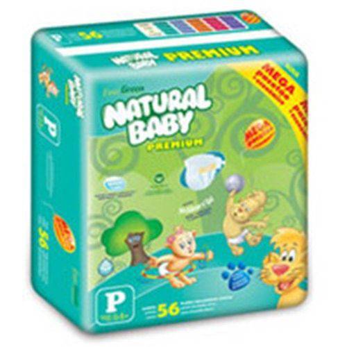 Fralda Nat.Baby Premium Mega Pq C/56