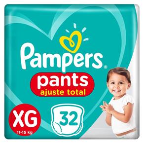Fralda Pampers Confort Sec Pants Mega Xg 32 Unidades