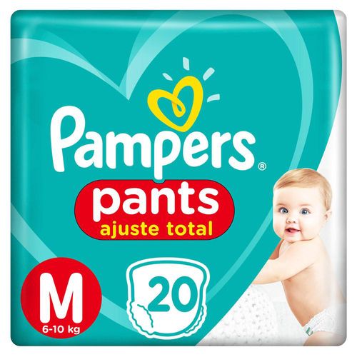 Fralda Pampers Pants Ajuste Total M 20 Tiras FD PAMPERS PANTS AJUSTE TOT JUMBO- MED 20UN