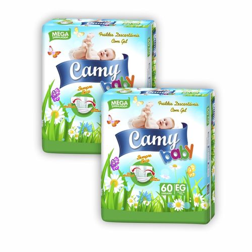 Fraldas Camy Baby - 60 EG