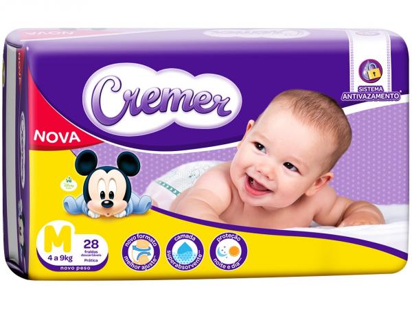 Fraldas Cremer Disney Baby Tam. M - 28 Unidades