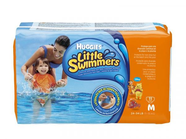 Fraldas Huggies Little Swimmers F Lit Swimm Tam M - 11 Unidades para Praia e Piscina