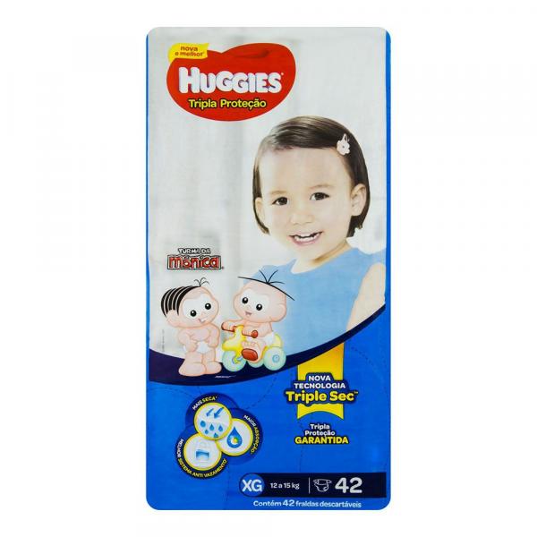 Fraldas Huggies Turma da Mônica Tripla Ação Tam. XG - 42 Unidades - Huggies - Turma da Mônica