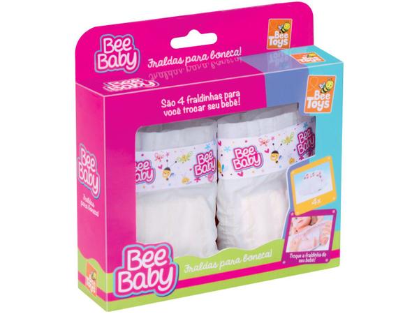 Fraldinhas para Bonecas Bee Baby - Bee Toys 0828