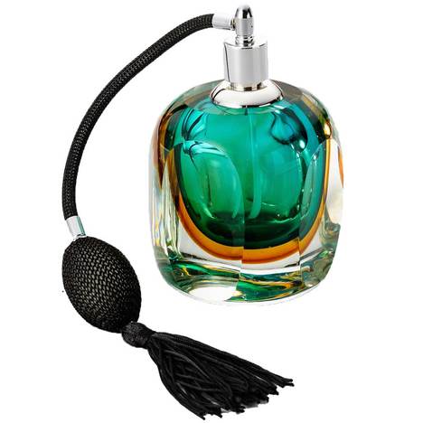 Frasco para Perfume com Borrifador Prestige Vidro Verde 50Ml
