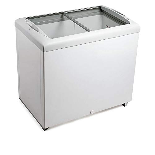Freezer Expositor Horizontal Metalfrio 226 Litros HF30S com Porta de Vidro Deslizante Branco 110v 110v