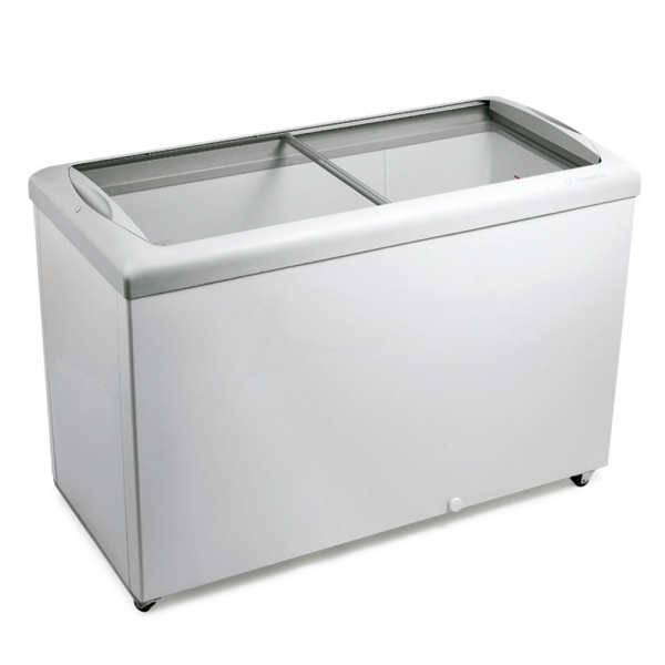 Freezer Expositor Horizontal Metalfrio Porta de Vidro Deslizante Branco 344 Litros HF40S 110v