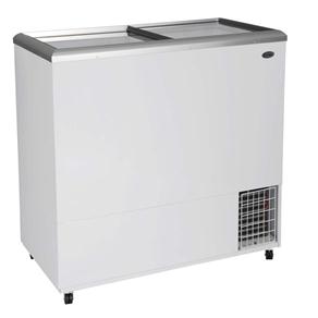 Freezer/Refirgerador Horizontal Venax FVTV 420 Branco com Tampa de Vidro Dupla Ação e Rodízios - 420 L - 220V
